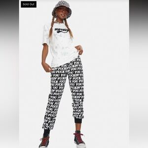 Ripndip Black F YOU SWEATPANTS M